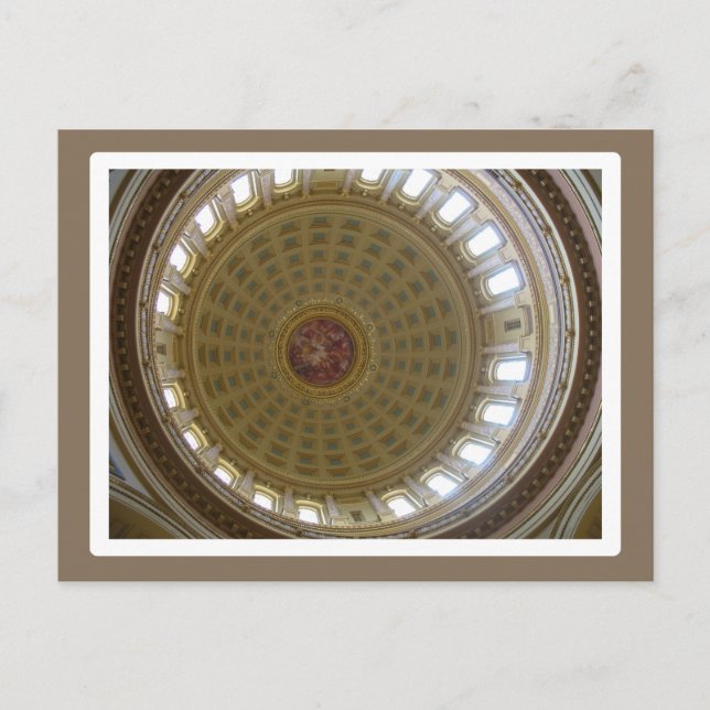 Huvudstad Dome - Madison Vykort (Framsida)