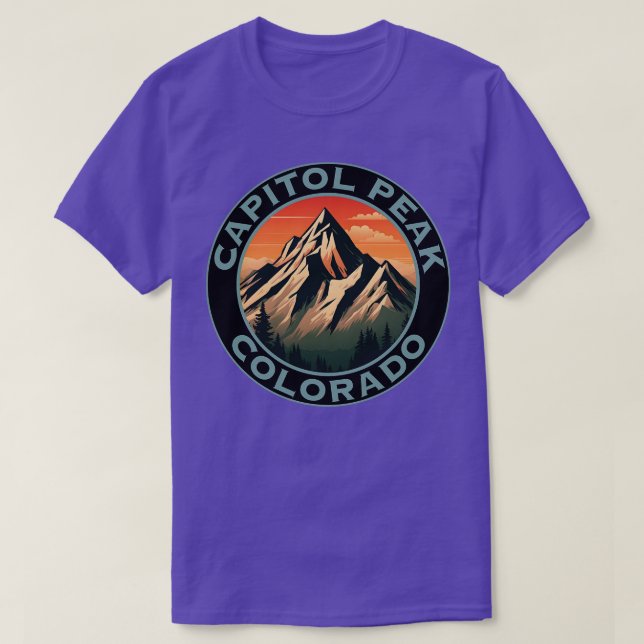 Huvudstad Peak TShirt T Shirt (Design framsida)