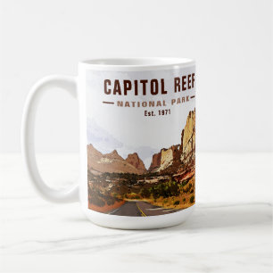 Huvudstad Reef National Park Cathedral Valley Loop Kaffemugg