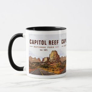 Huvudstad Reef National Park Cathedral Valley Loop Mugg