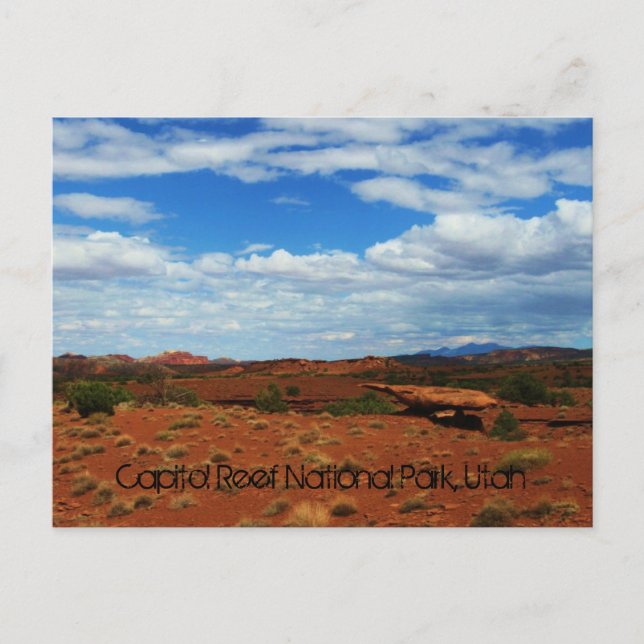 Huvudstad Reef National Park, Utah Vykort (Framsida)
