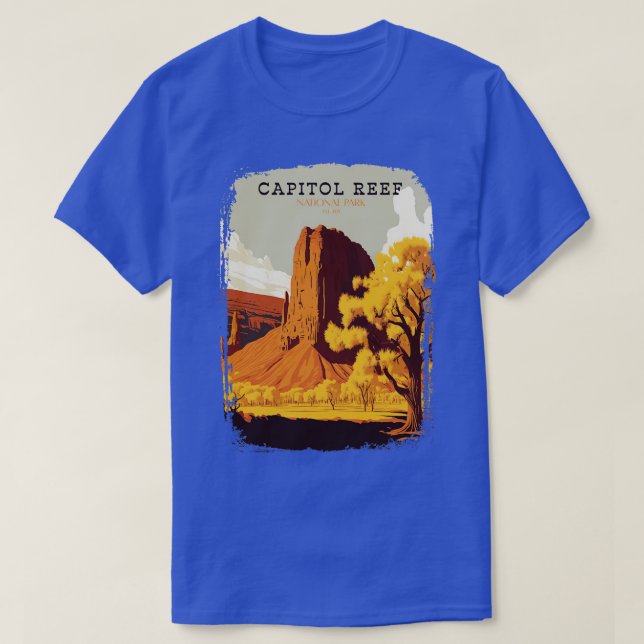 Huvudstad Reef Nationalpark 1 T Shirt (Design framsida)