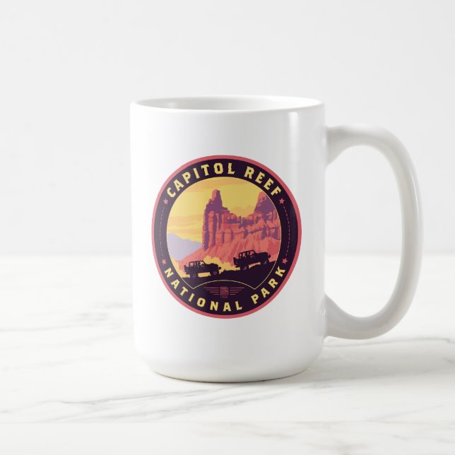 Huvudstad Reef nationalpark Kaffemugg (Höger)
