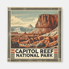 Huvudstad Reef nationalpark Magnet