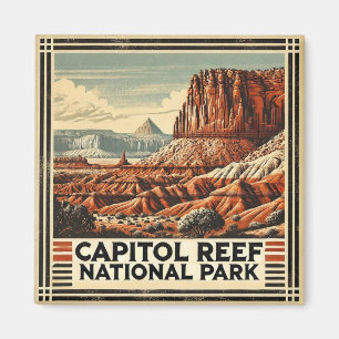 Huvudstad Reef nationalpark Magnet