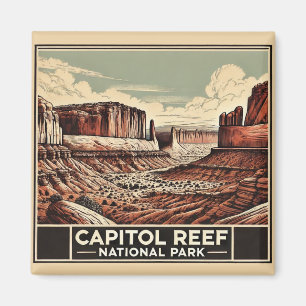 Huvudstad Reef nationalpark Magnet