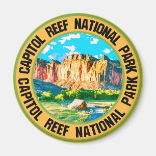 Huvudstad Reef nationalpark Magnet