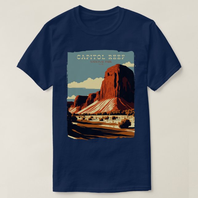 Huvudstad Reef nationalpark T Shirt (Design framsida)