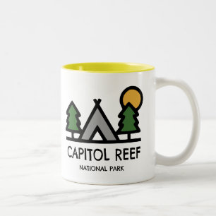 Huvudstad Reef nationalpark Två-Tonad Mugg