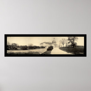 Huvudstad som bygger DC-fotoet 1909 Poster