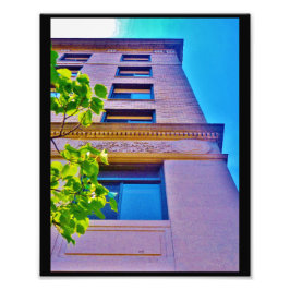 Huvudstad Square Byggnad Fototryck