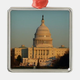 Huvudstad vid jul Washington DC Helgdag Julgransprydnad Metall