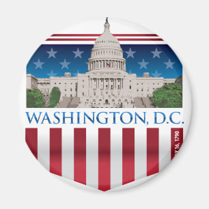 Huvudstadbyggnad - Washington DC Magnet