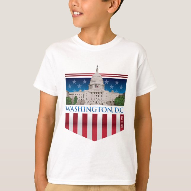 Huvudstadbyggnad - Washington DC Tee (Framsida)