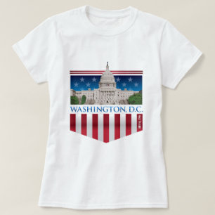 Huvudstadbyggnad - Washington DC Tee Shirt