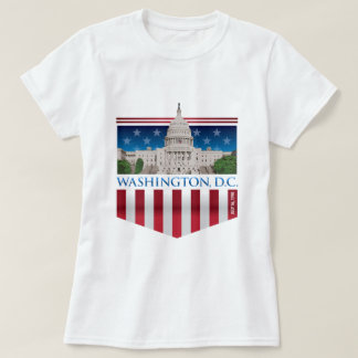 Huvudstadbyggnad - Washington DC Tee Shirt