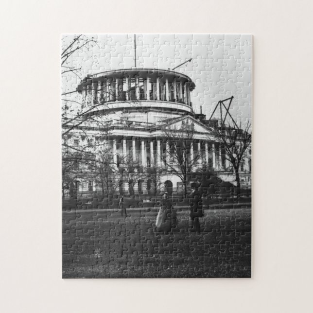 Huvudstadbyggnaden i Washington D.C. Pussel (Vertikal)