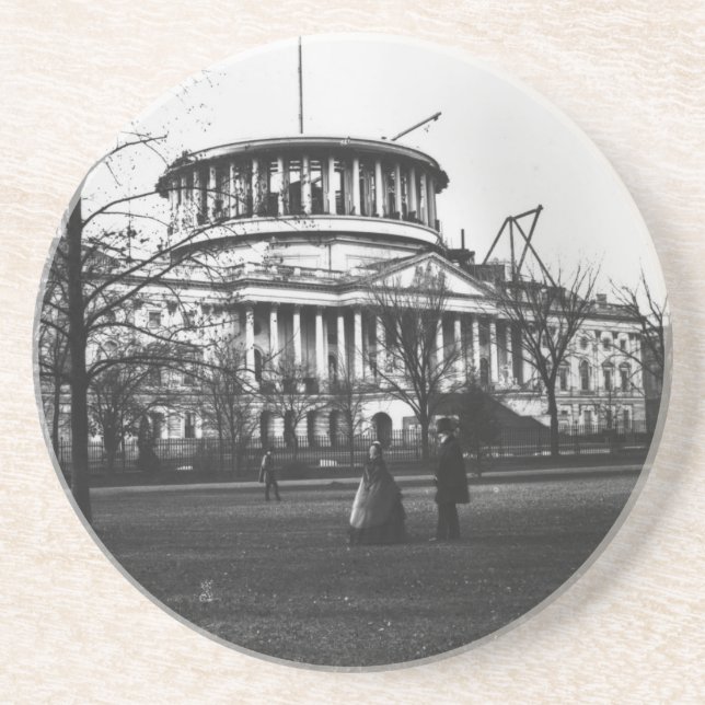 Huvudstadbyggnaden i Washington D.C. Underlägg Sandsten (Framsidan)