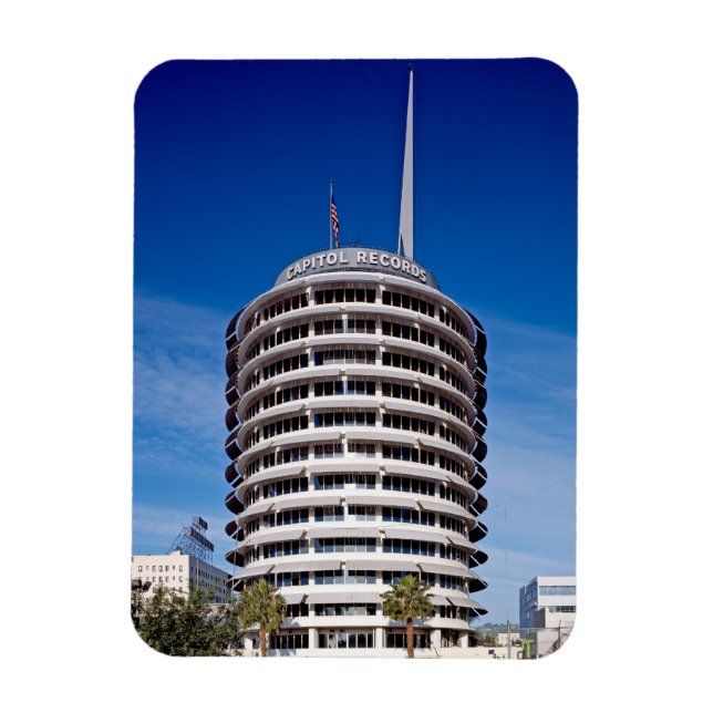 Huvudstaden antecknar den Hollywood boulevarden Magnet (Vertikal)