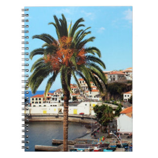 Huvudstaden Funchal på Madeira Anteckningsbok