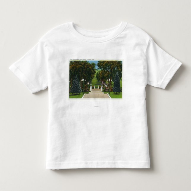 Huvudstaden kliver beskådar av delstatsparken tee shirt (Framsida)