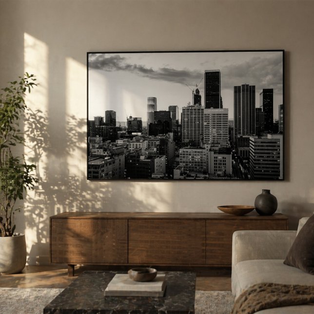 Huvudstaden Los Angeles stadsbild utsikt över inne Poster (Skapare uppladdad)