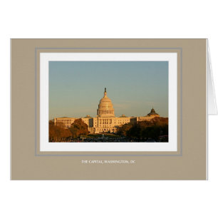 Huvudstaden, Washington, DC Hälsningskort