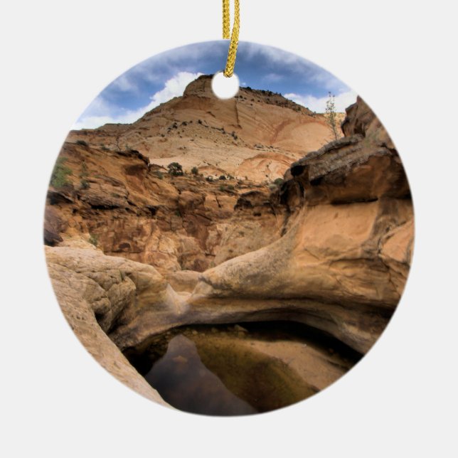 HUVUDSTADREVAR JULGRANSPRYDNAD KERAMIK (Framsidan)