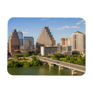 Huvudstadsprofilen vid Lady Bird Lake Magnet
