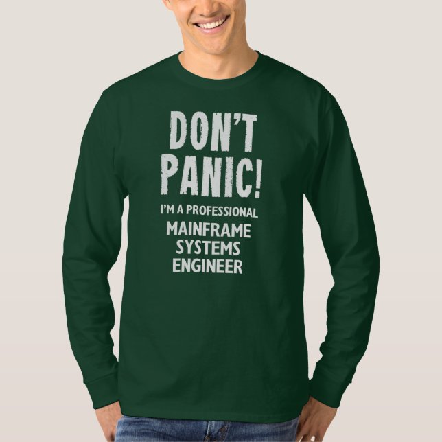 Huvudstam Systems Ingenjör  T Shirt (Framsida)