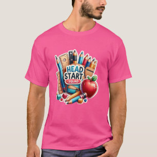 Huvudstartad Squad Homeschool Lärarskolans persona T Shirt