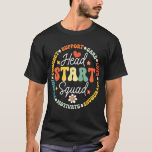 Huvudstartad Squad Homeschool Teacher Headstart Ba T Shirt