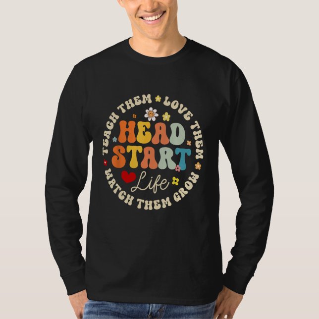 Huvudstartstart för hembioollärarhögstab t shirt (Framsida)
