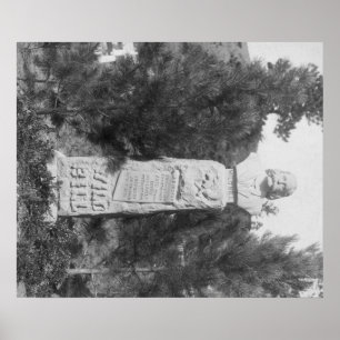 Huvudsten i Vild Bill Hickock Grave Photograp Poster