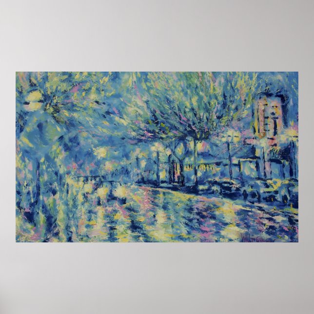 HUVUDSTREET RAINY NIGHT POSTER (Framsidan)