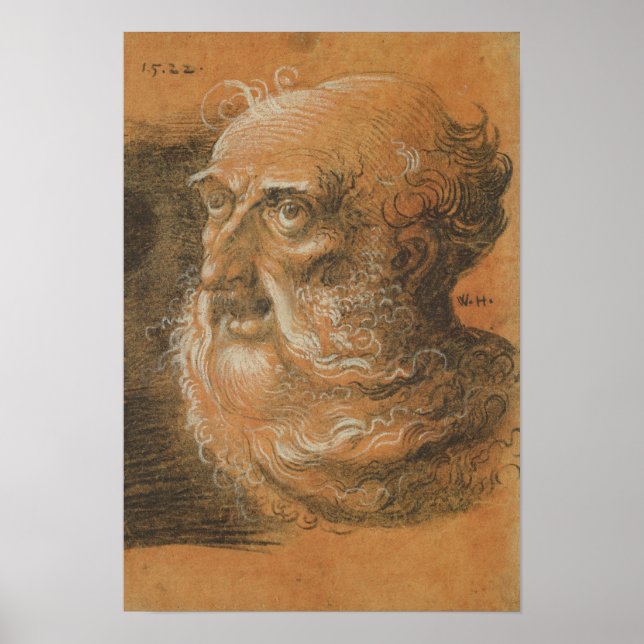 Huvudstudie, 1522 poster (Framsidan)