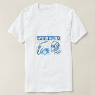 Huvudsvetsare Ritning Teknisk Schematisk Konst T Shirt
