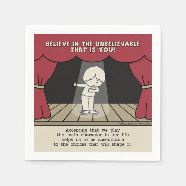 Huvudtecken Pappersservett (Framsidan)