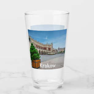 Huvudtorget i den gamla staden Krakow i Polen Glaskopp