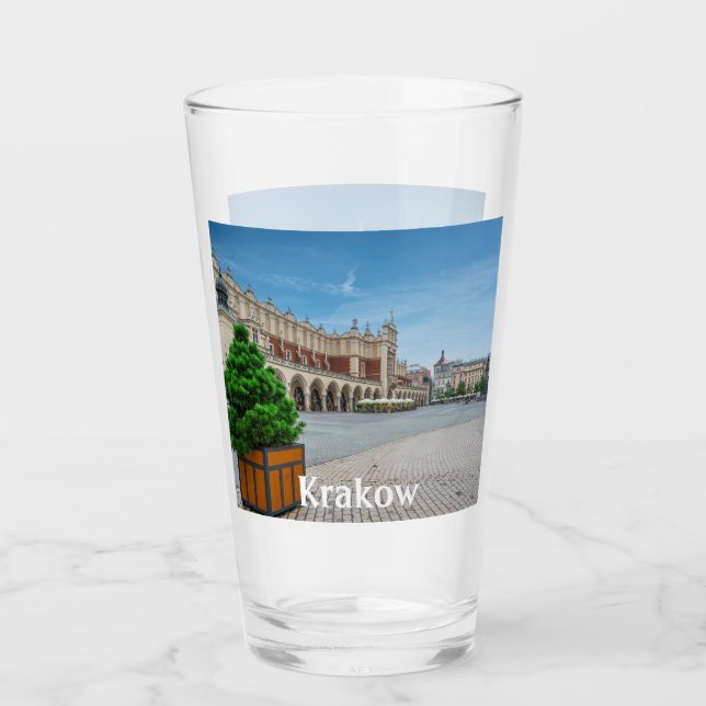 Huvudtorget i den gamla staden Krakow i Polen Glaskopp (Framsida)
