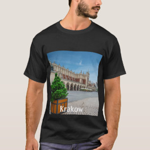 Huvudtorget i den gamla staden Krakow i Polen T Shirt