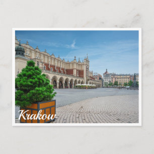 Huvudtorget i Krakows gamla stad, Polen Vykort