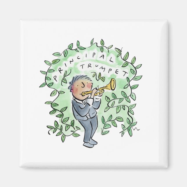 Huvudtrumpet Magnet (Framsidan)