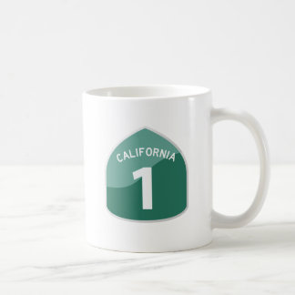 Huvudväg för Stillahavskusten för Kalifornien Kaffemugg