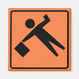 Huvudvägen för flagmanen framåt undertecknar magnet