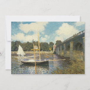 Huvudvägsbron i Argenteuil av Claude Monet