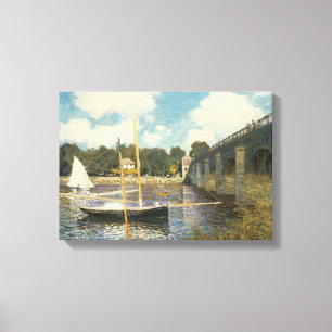 Huvudvägsbron vid Argenteuil av Claude Monet Canvastryck