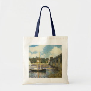 Huvudvägsbron vid Argenteuil av Claude Monet Tygkasse