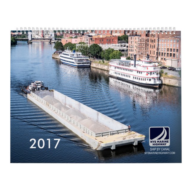 HuvudvägTransporation Co 2017 för NYS marin- Kalender (Omslag)