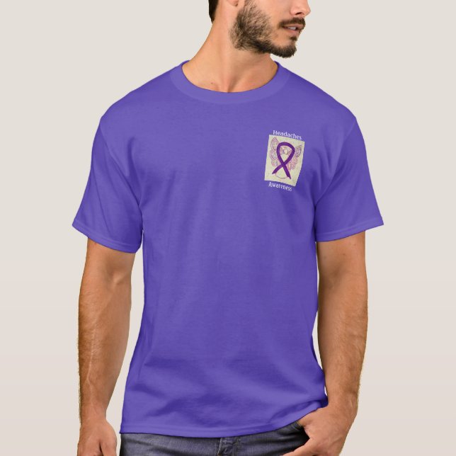 Huvudvärk Medvetenhet Bandängel T-shirt (Framsida)